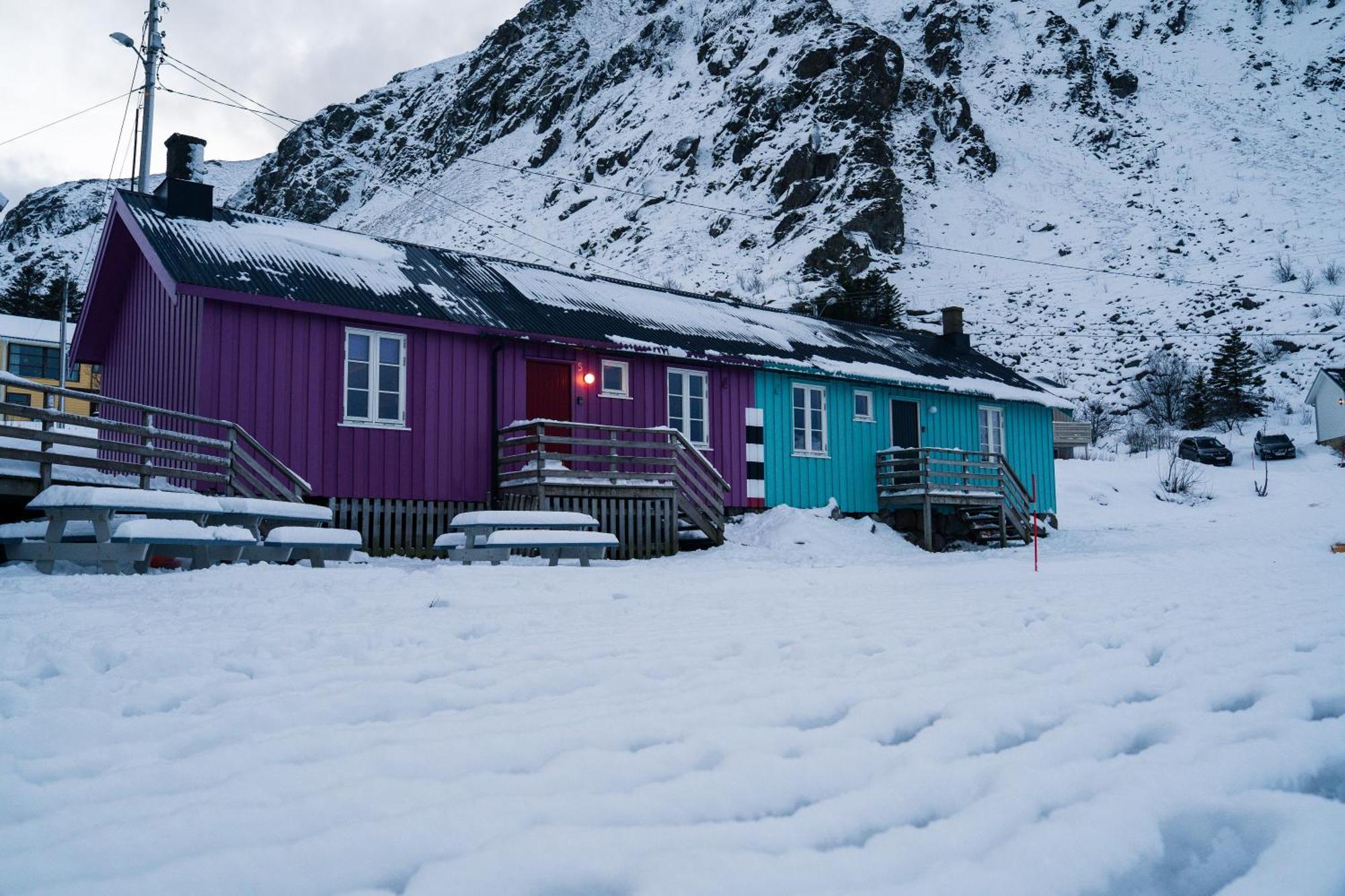 Kraemmervika Rorbuer - Rustic Cabins In Lofoten Ballstad Exterior photo
